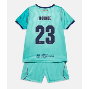 Barcelona Jules Kounde #23 Jalkapallovaatteet Lasten Kolmas peliasu 2026-27 Lyhythihainen (+ Lyhyet housut)
